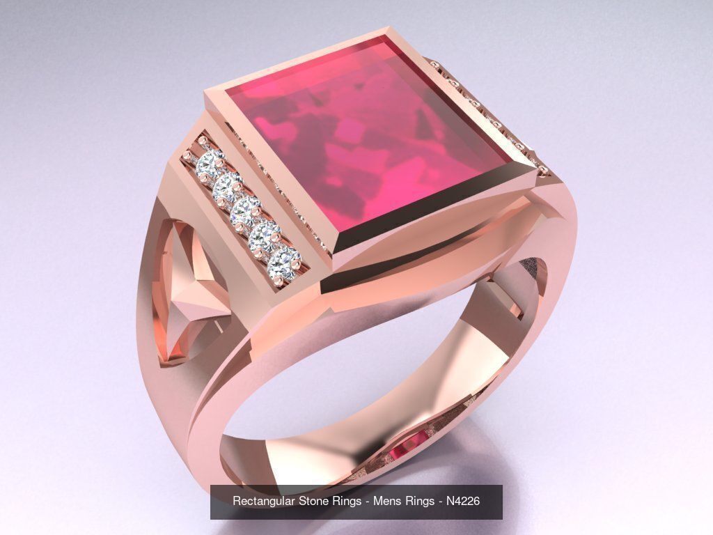 100 Mens Rings - Collection 3d Model - ME04 _45