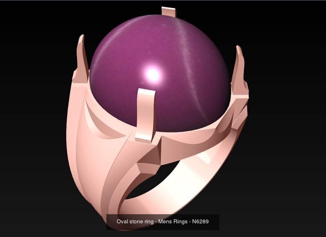 100 Mens Rings - Collection 3d Model - ME04 _63