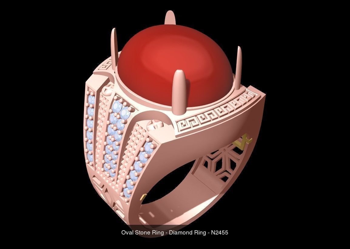 100 Mens Rings - Collection 3d Model - ME04 _88