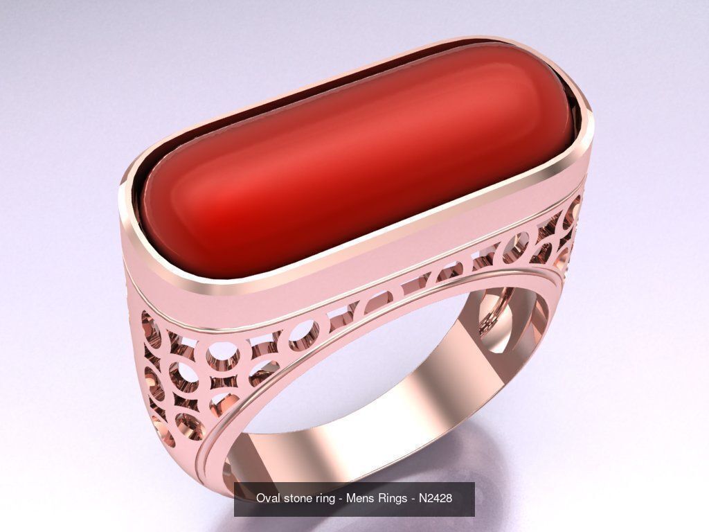 100 Mens Rings - Collection 3d Model - ME04 _70