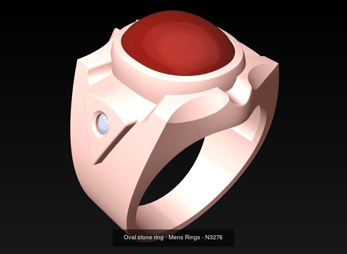 100 Mens Rings - Collection 3d Model - ME04 _32