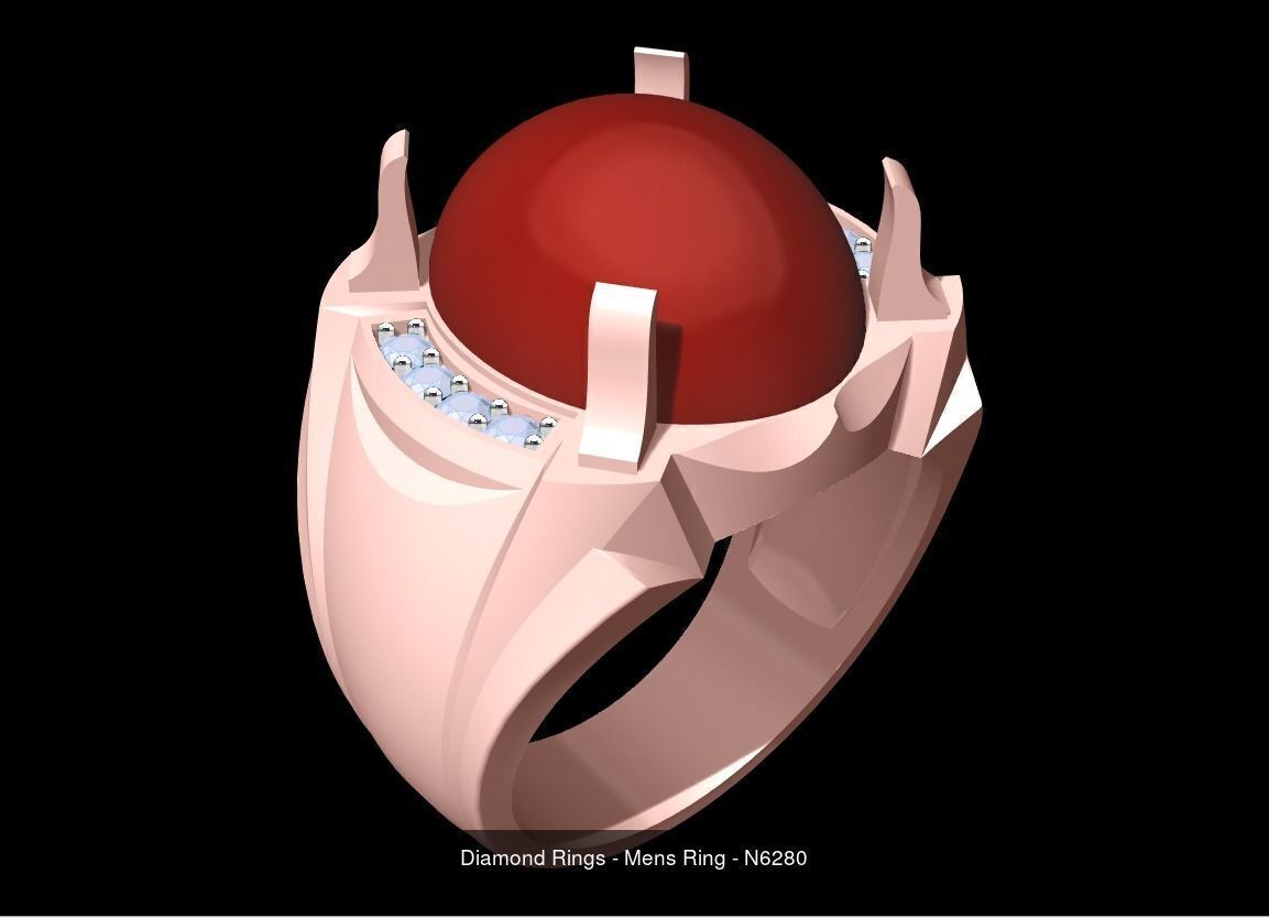 100 Mens Rings - Collection 3d Model - ME04 _20