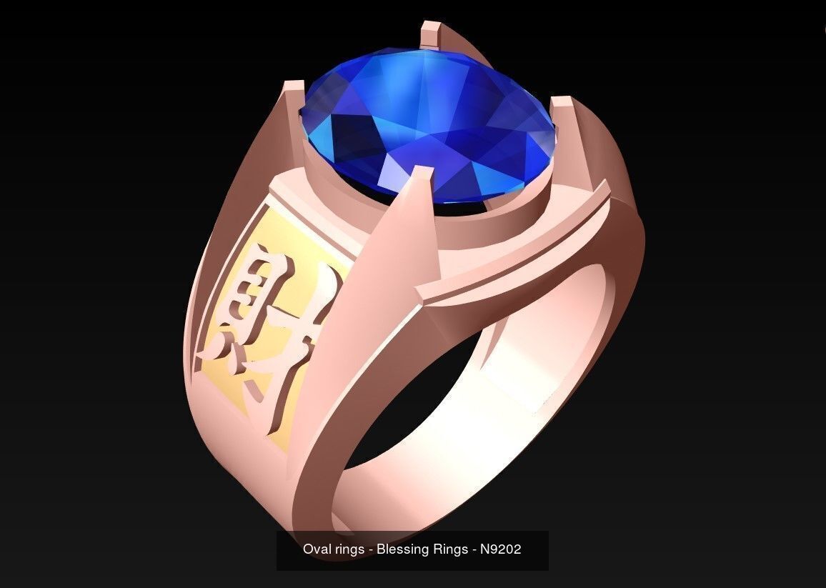 100 Mens Rings - Collection 3d Model - ME04 _101