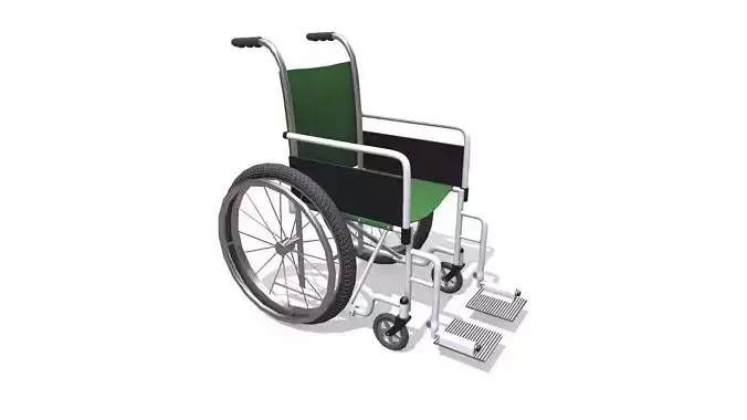 Wheelchair Low-poly PBR