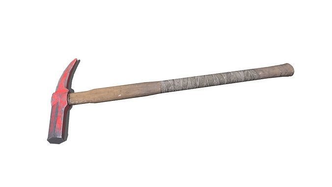 Sledgehammer Free low-poly 3D model