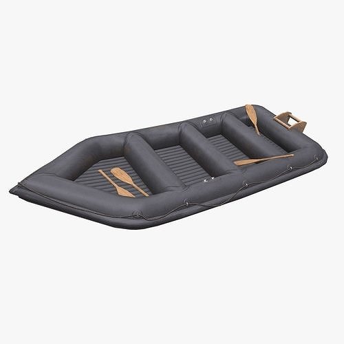 Rubber Boat Low-poly PBR Low-poly 3D model