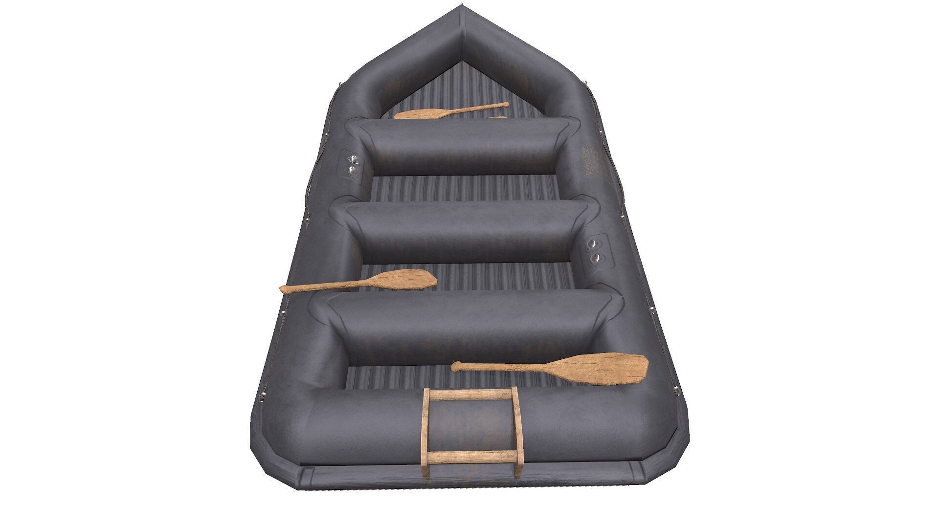 Rubber Boat Low-poly PBR Low-poly 3D model_6