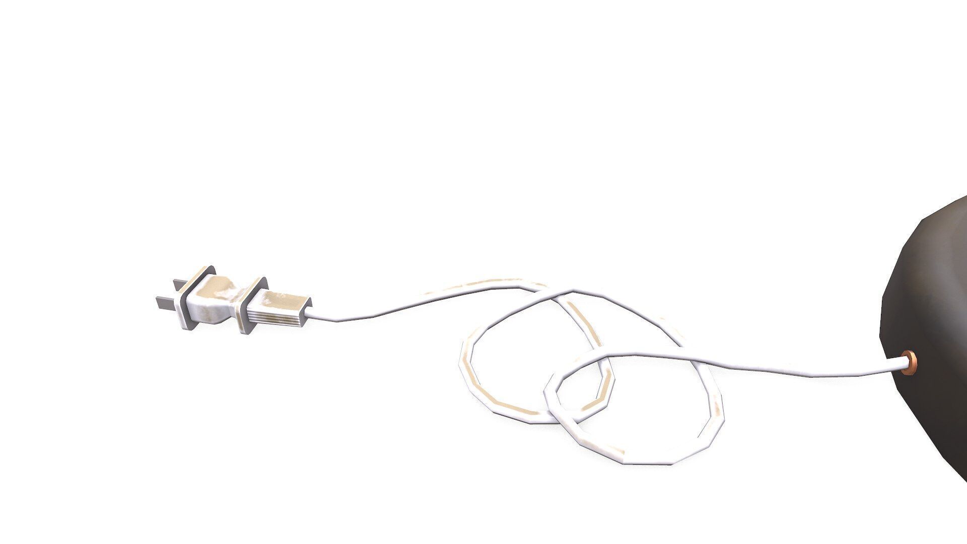 Pedestal Fan Low-Poly PBR Low-poly 3D model_9