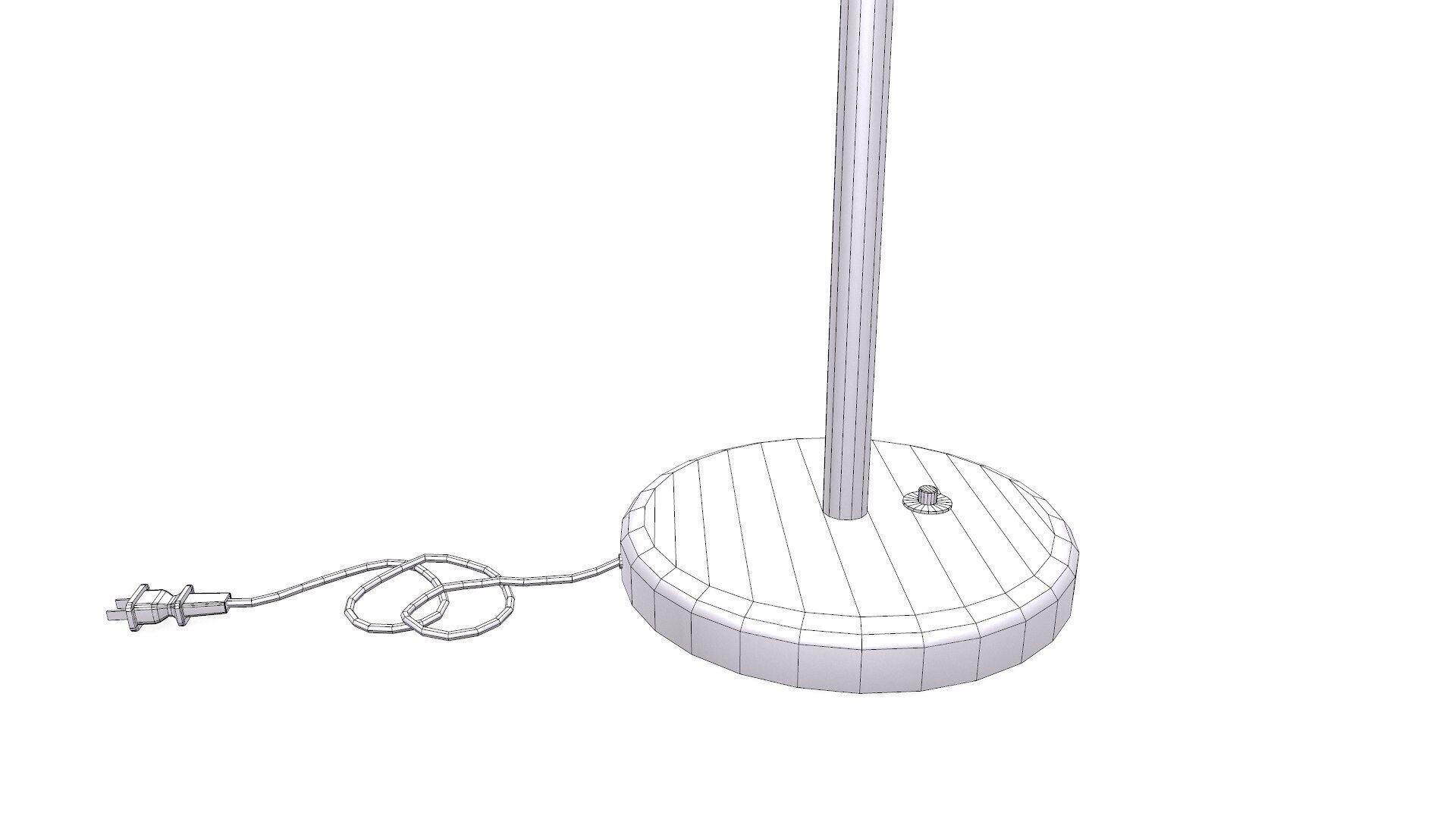 Pedestal Fan Low-Poly PBR Low-poly 3D model_14