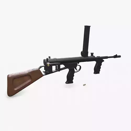 Owen Gun MK 2 Low Poly PBR Low-poly 3D model Owen Gun MK 2 Low Poly PBR Low-poly 3D model