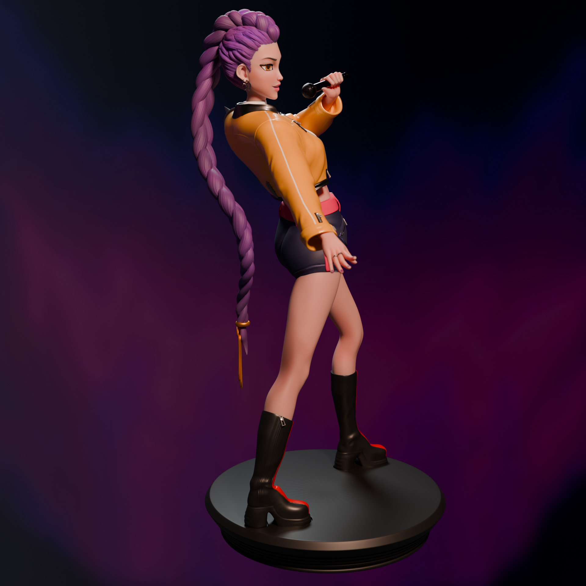 KPOP DEMON HUNTERS RUMI 3D print model_8