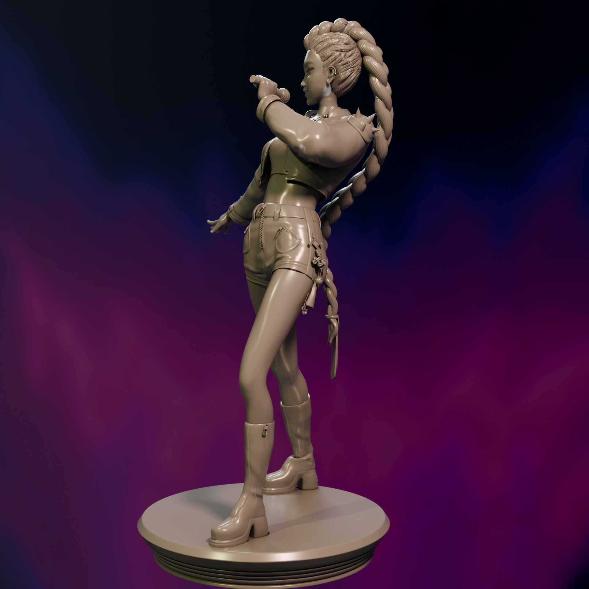 KPOP DEMON HUNTERS RUMI 3D print model_1