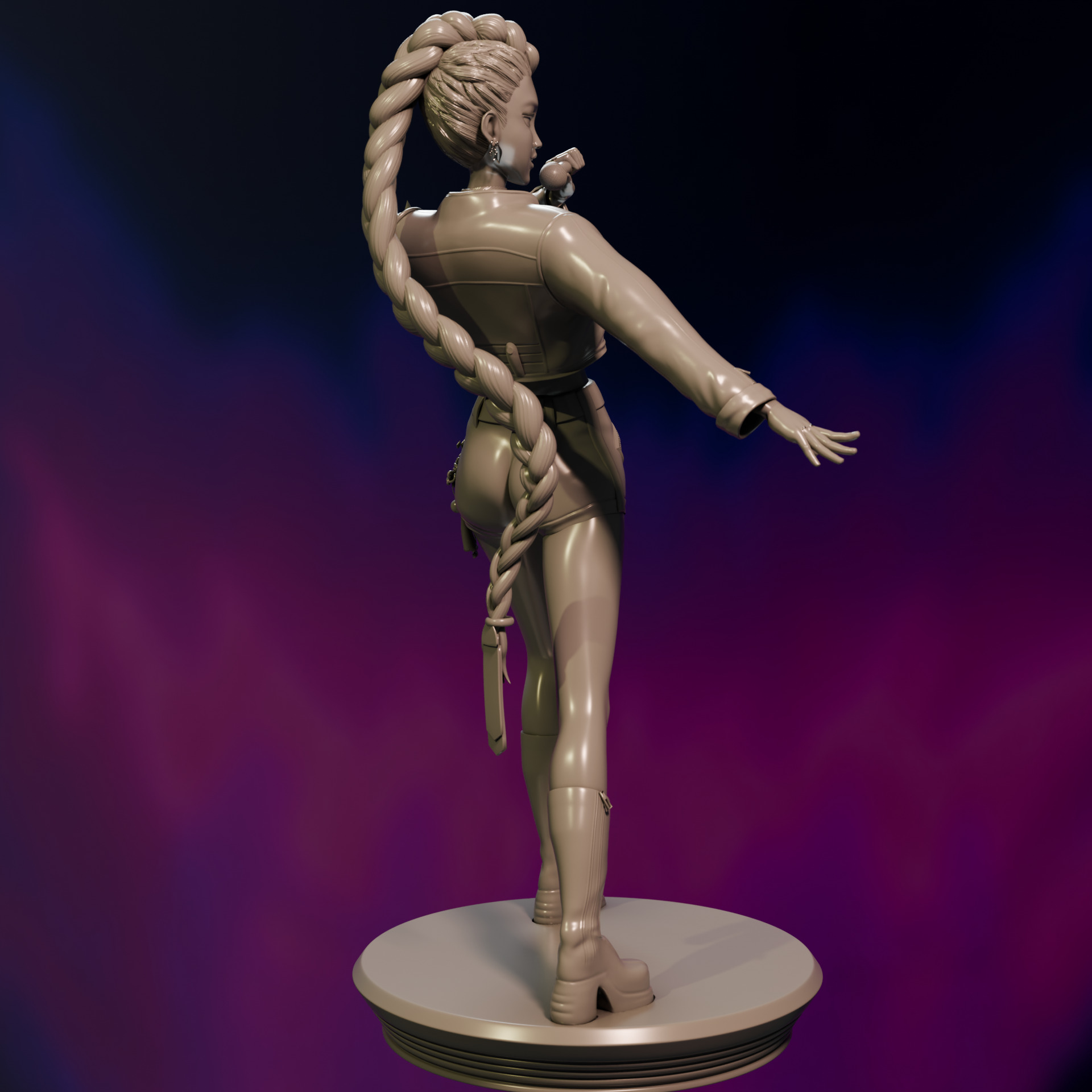 KPOP DEMON HUNTERS RUMI 3D print model_7