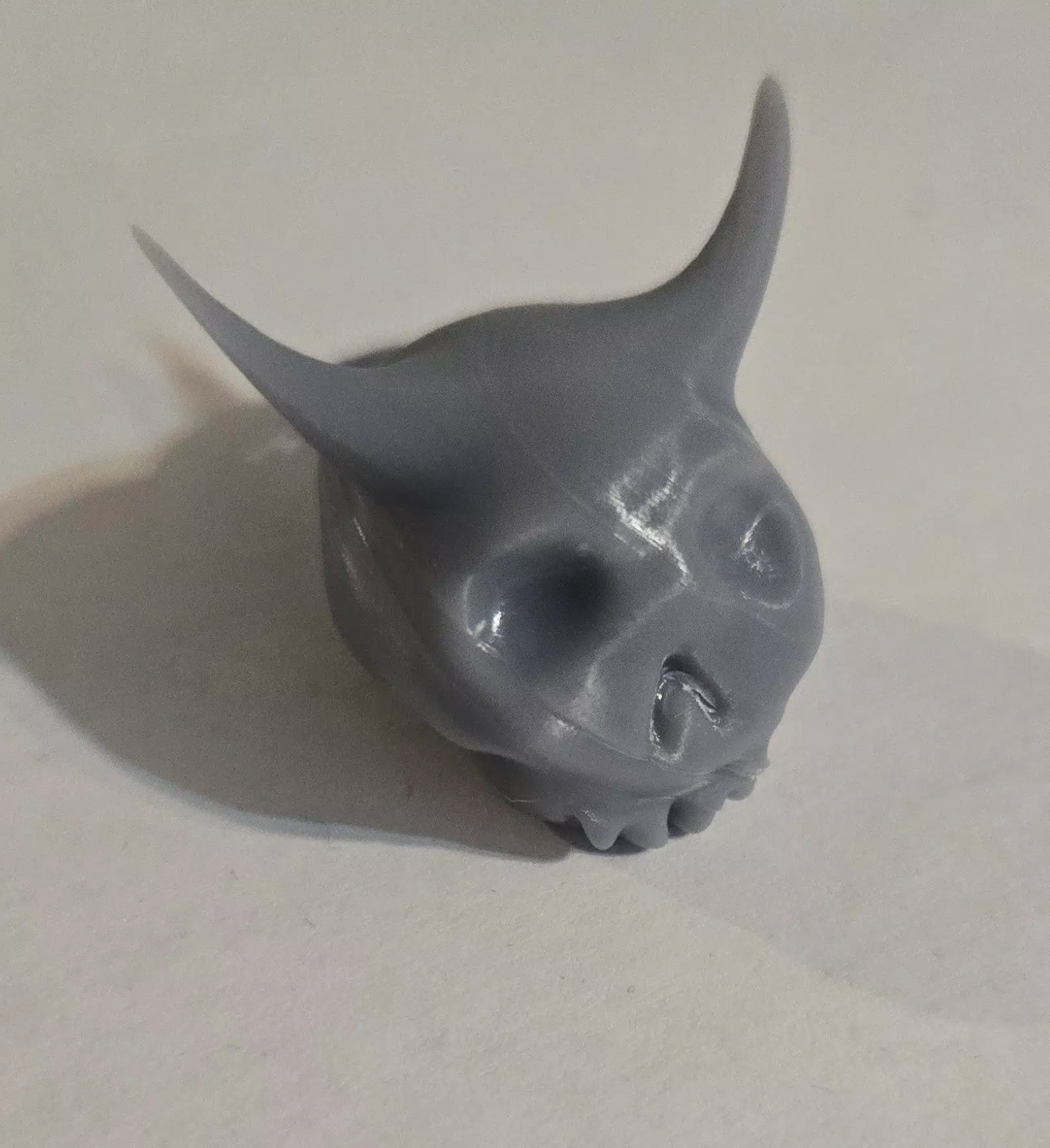 Devil Skull Keychain 3D print model