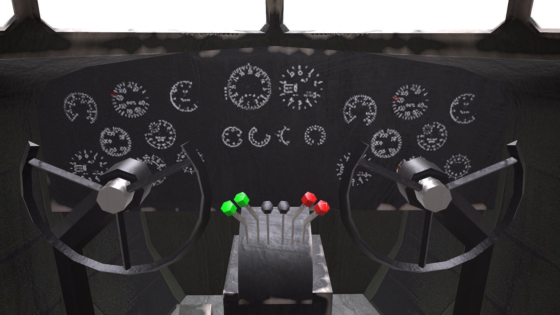 Douglas AC-47 Spooky Gunship Low Poly PBR Low-poly 3D model_6