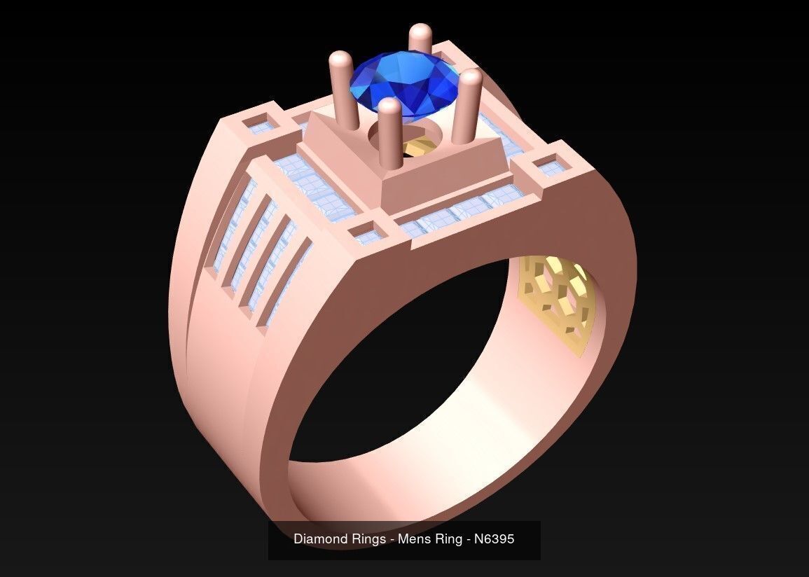 61 Mens Rings - Collection 3d Model - ME05 _46