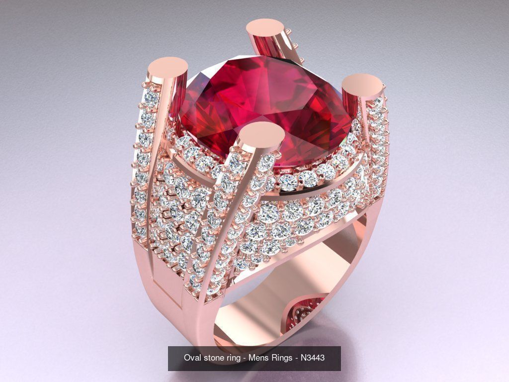 61 Mens Rings - Collection 3d Model - ME05 _7