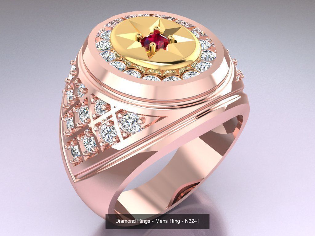 61 Mens Rings - Collection 3d Model - ME05 _62