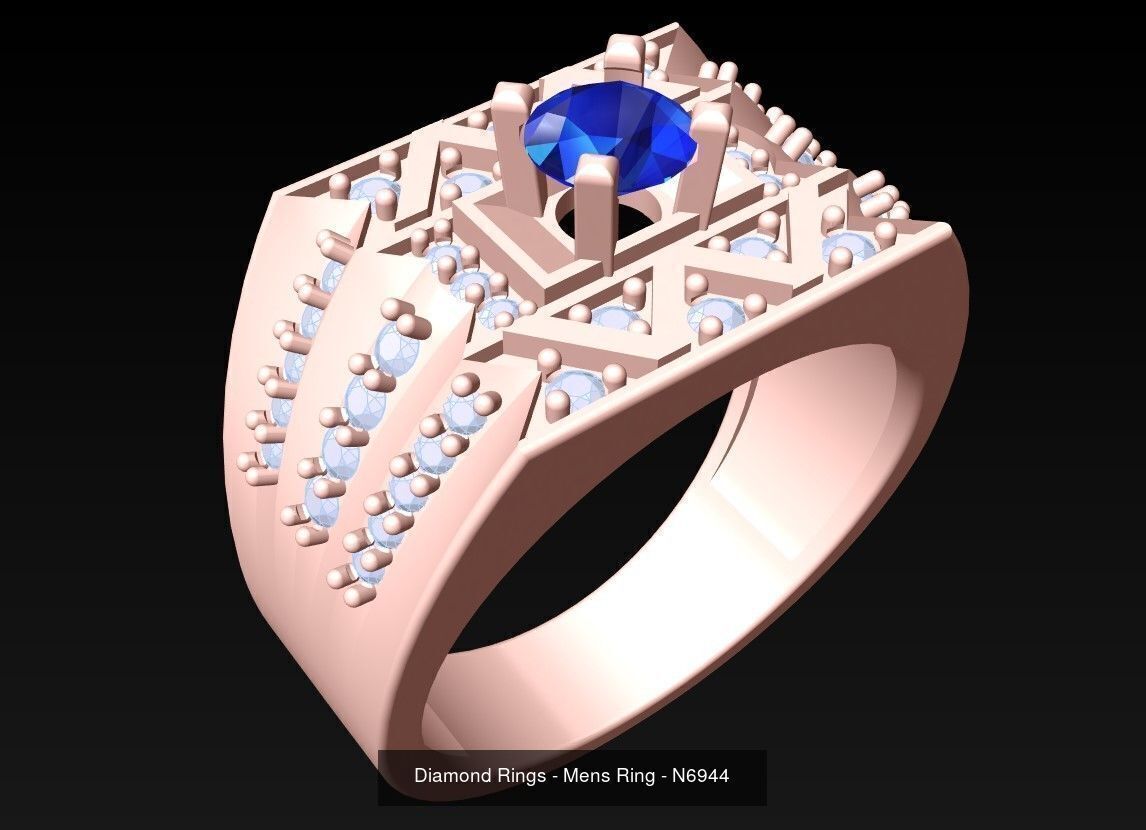 61 Mens Rings - Collection 3d Model - ME05 _31