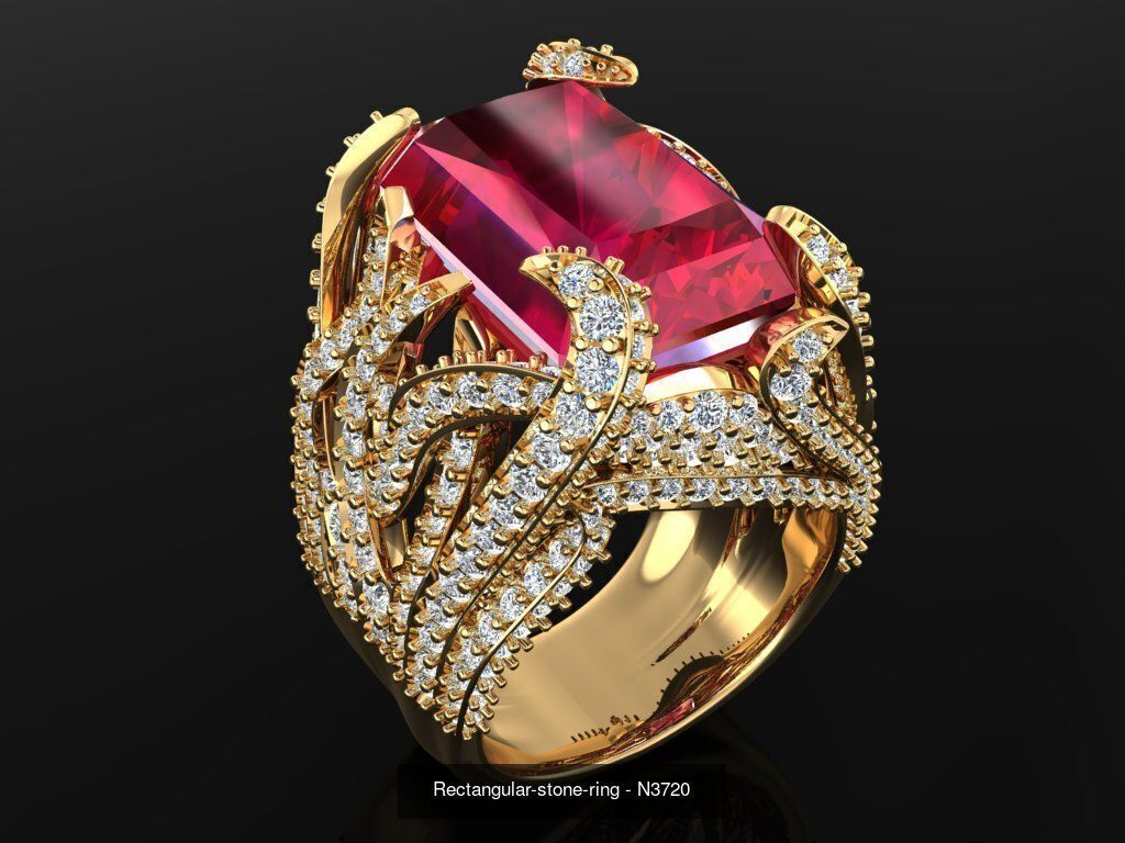 61 Mens Rings - Collection 3d Model - ME05 _11