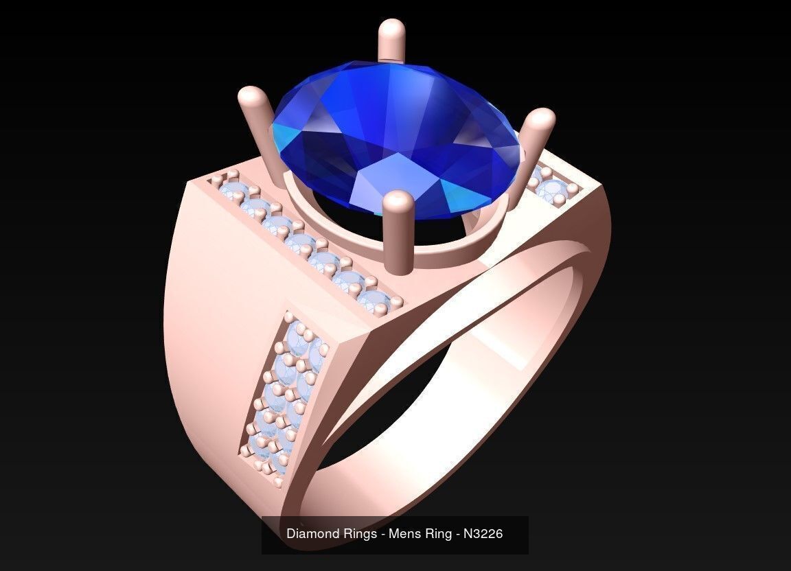 61 Mens Rings - Collection 3d Model - ME05 _57