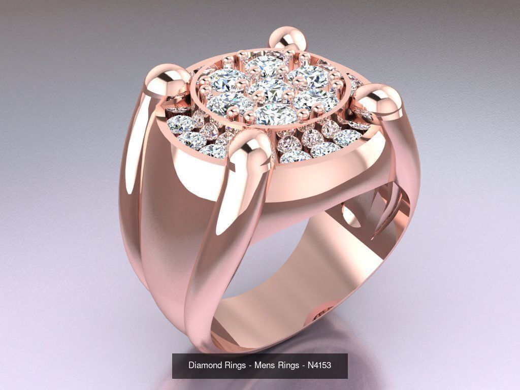 61 Mens Rings - Collection 3d Model - ME05 _17