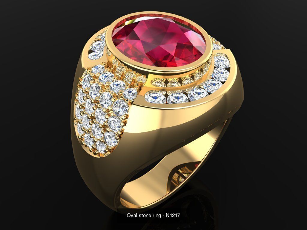 61 Mens Rings - Collection 3d Model - ME05 _25