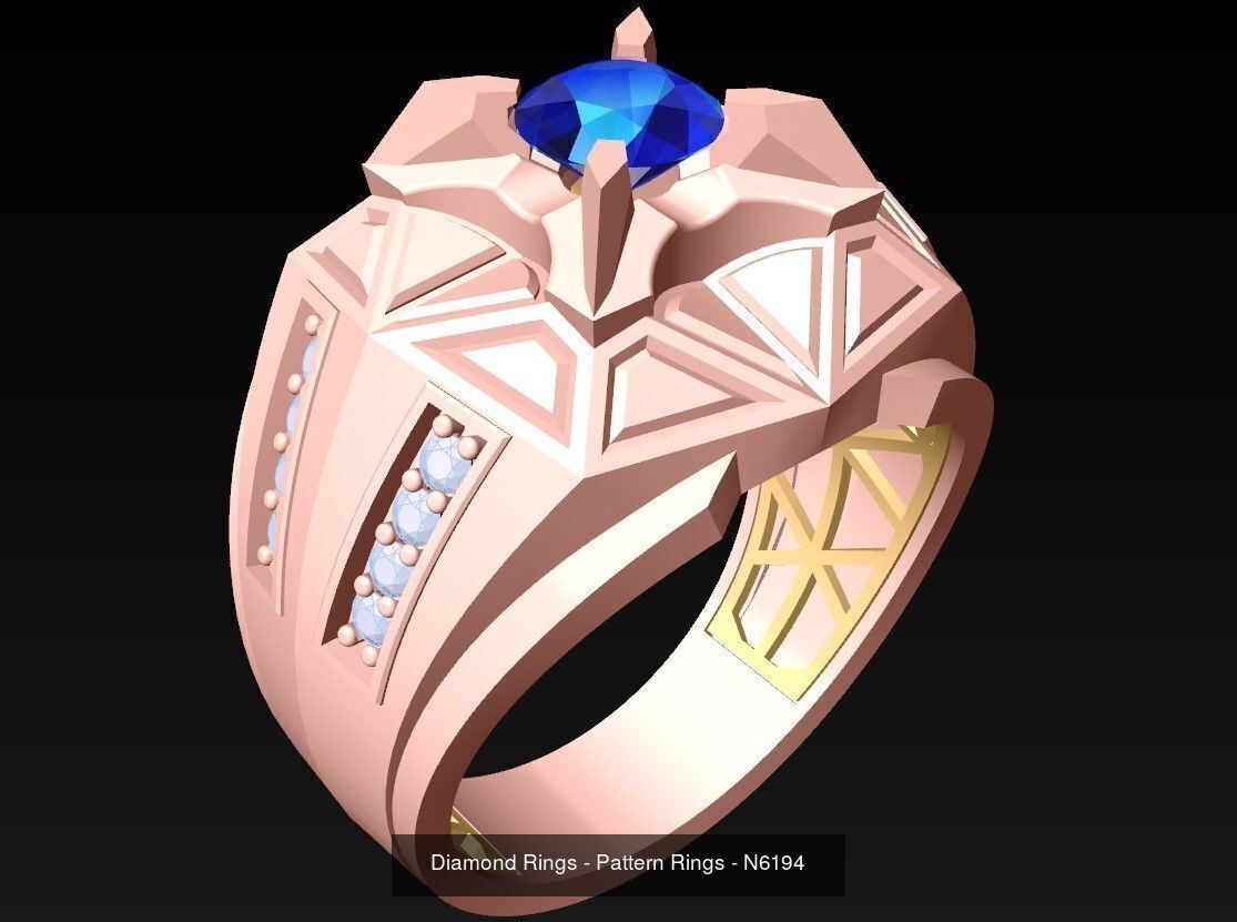 61 Mens Rings - Collection 3d Model - ME05 _27