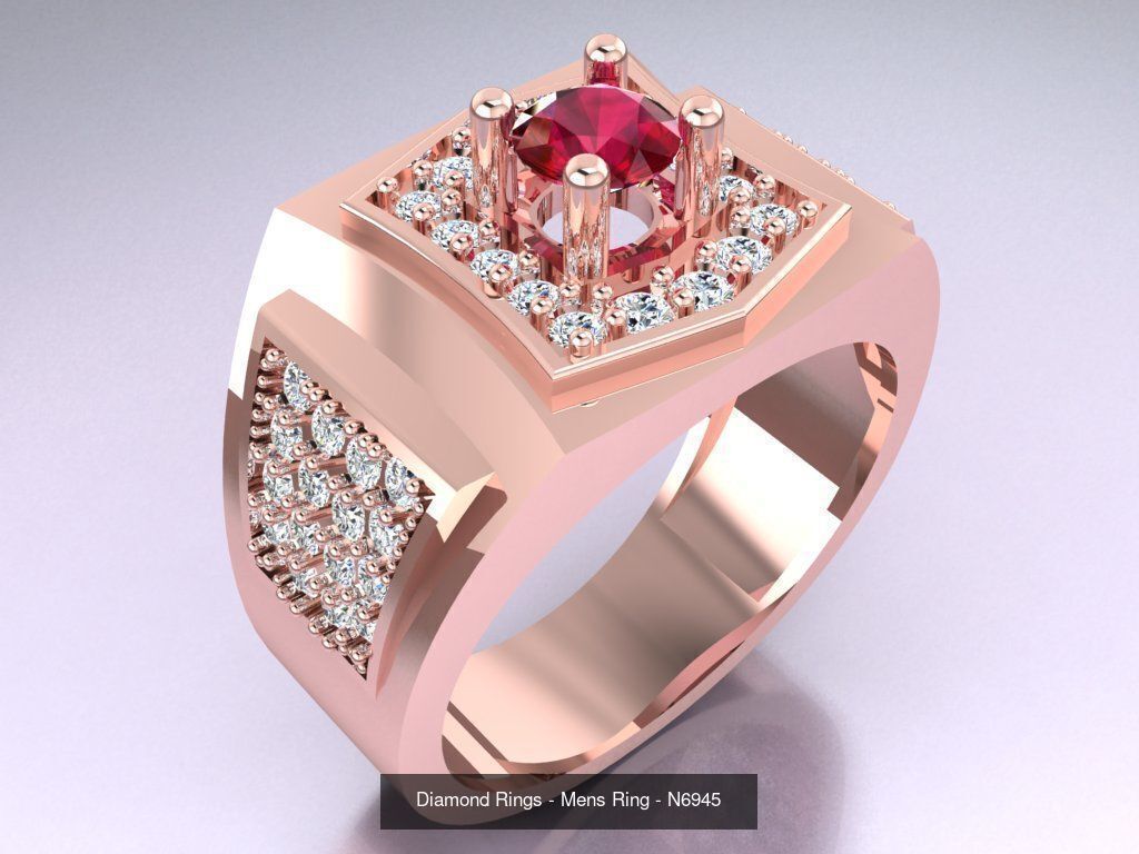 61 Mens Rings - Collection 3d Model - ME05 _30