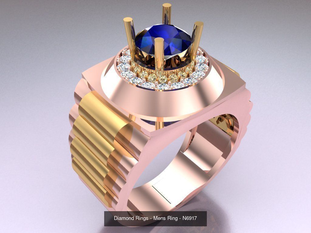 61 Mens Rings - Collection 3d Model - ME05 _35