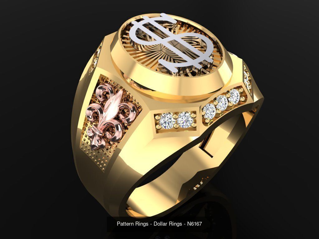 61 Mens Rings - Collection 3d Model - ME05 _26