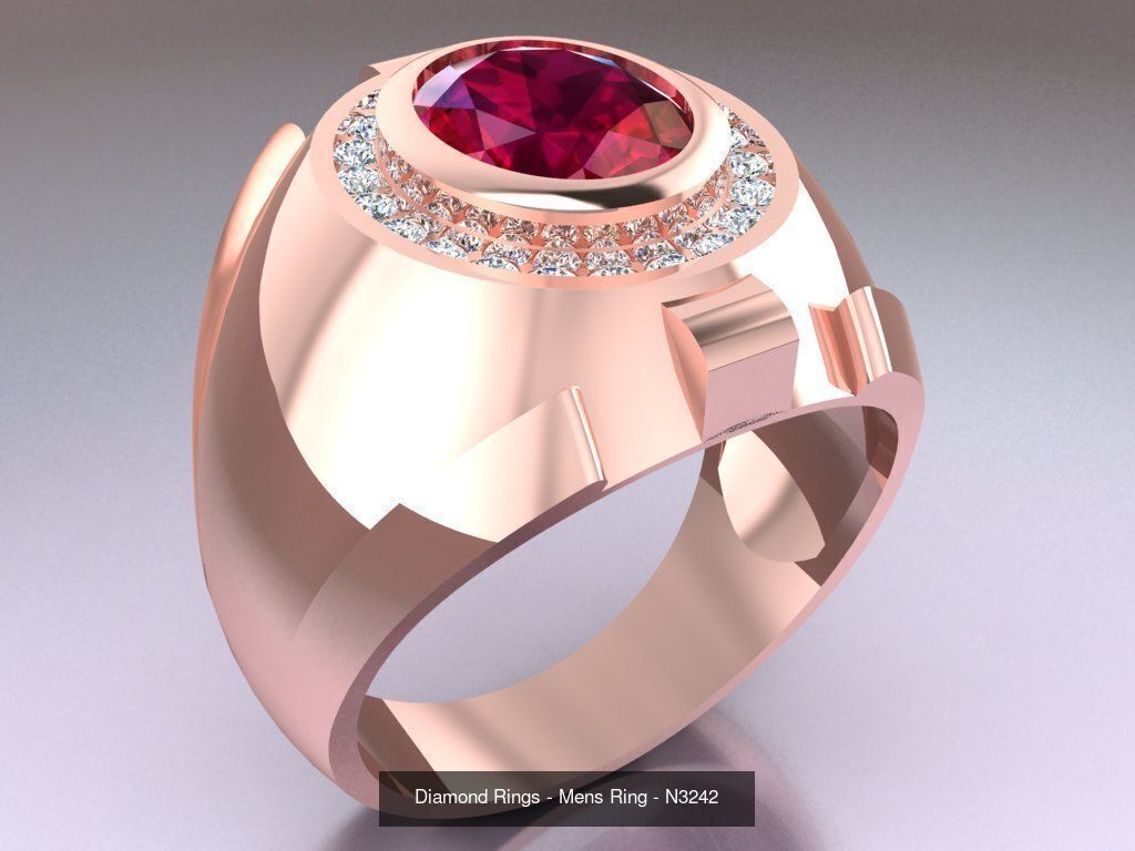 61 Mens Rings - Collection 3d Model - ME05 _63