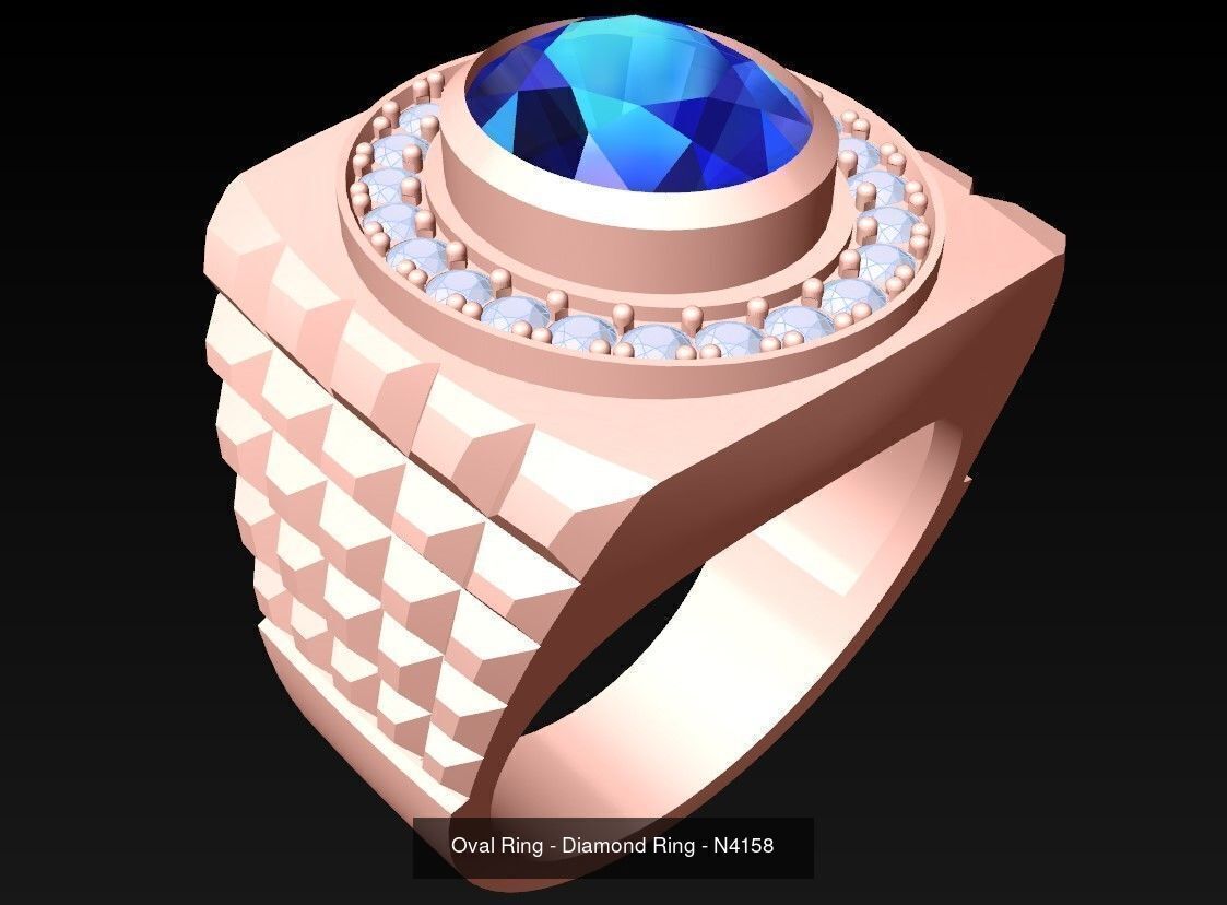 61 Mens Rings - Collection 3d Model - ME05 _19