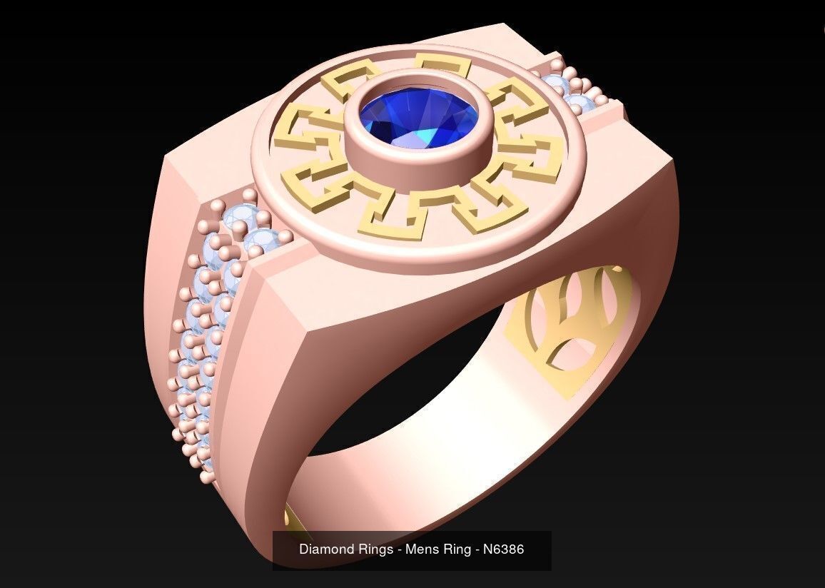61 Mens Rings - Collection 3d Model - ME05 _51