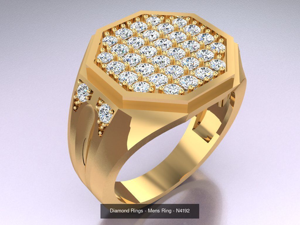 61 Mens Rings - Collection 3d Model - ME05 _23