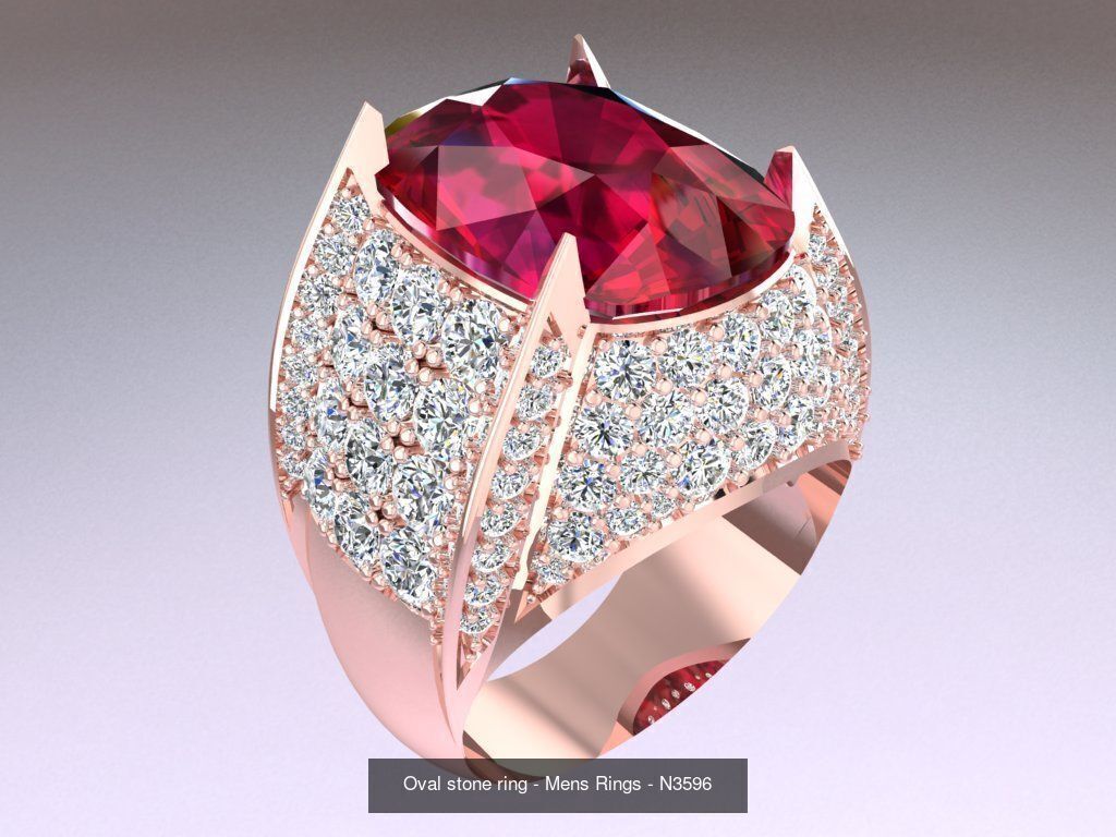 61 Mens Rings - Collection 3d Model - ME05 _9