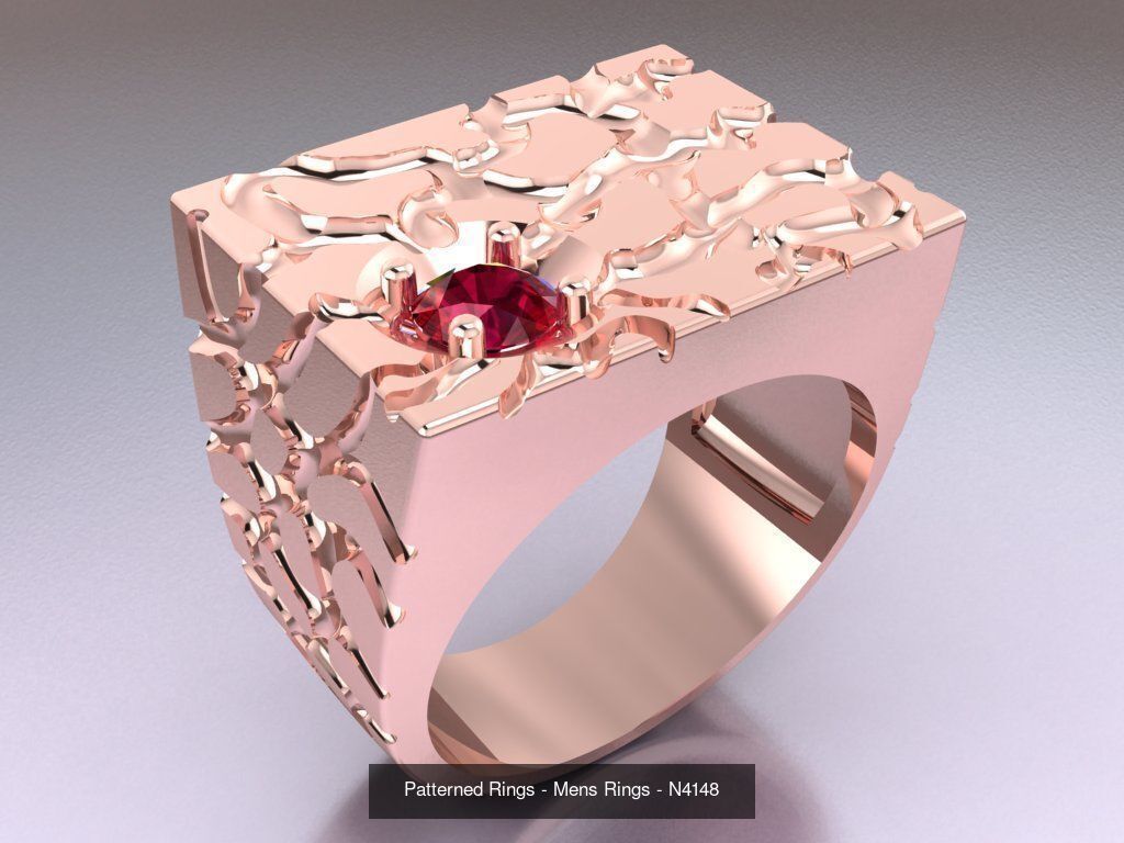 61 Mens Rings - Collection 3d Model - ME05 _16