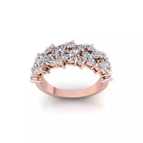 Woman Engagement Ring 3d Model and Render 48