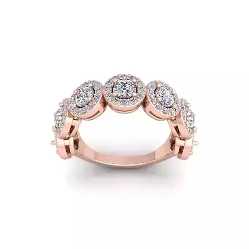 Woman Engagement Ring 3d Model and Render 37