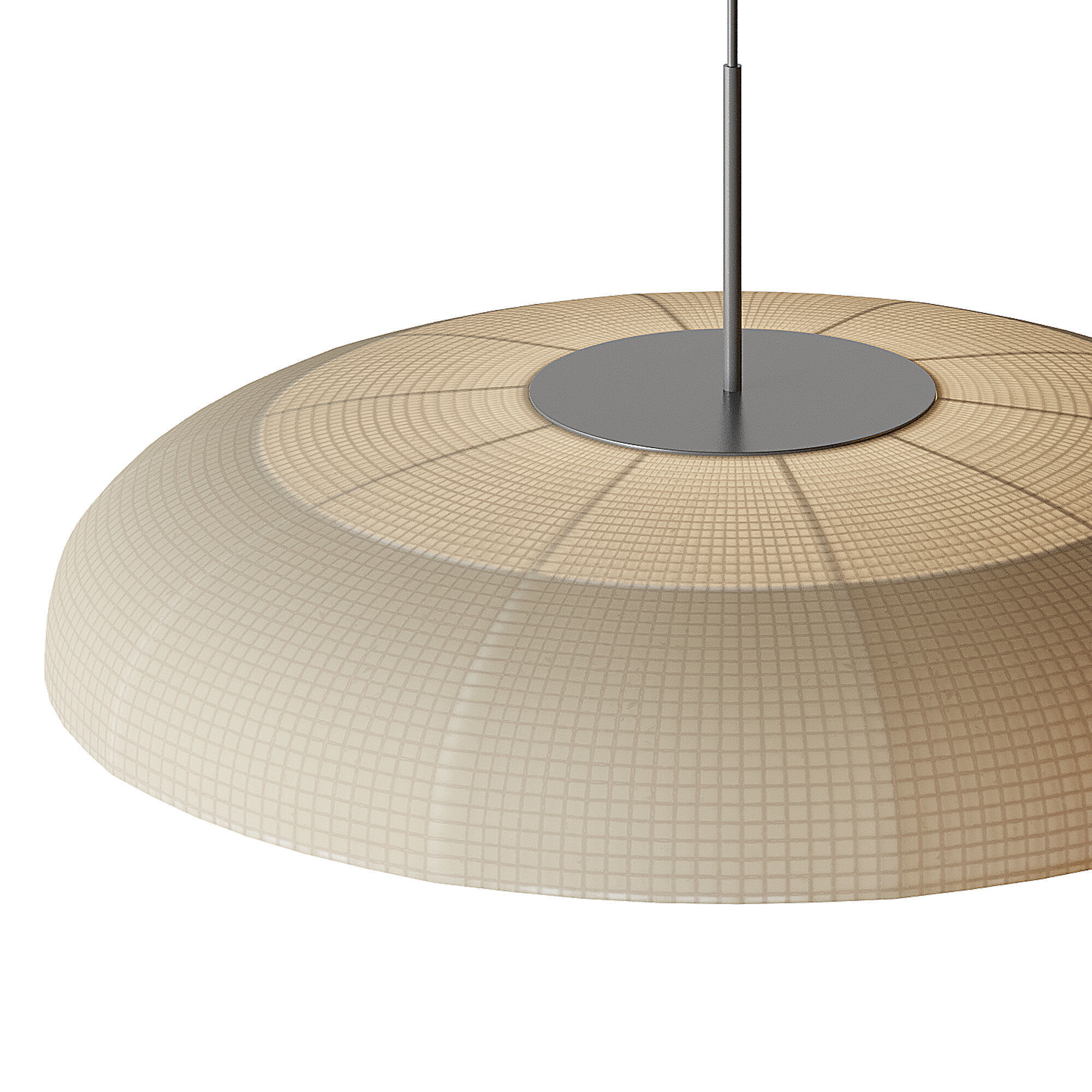 Baho Art Fabric Pendant Light Lampshade 3D model_5