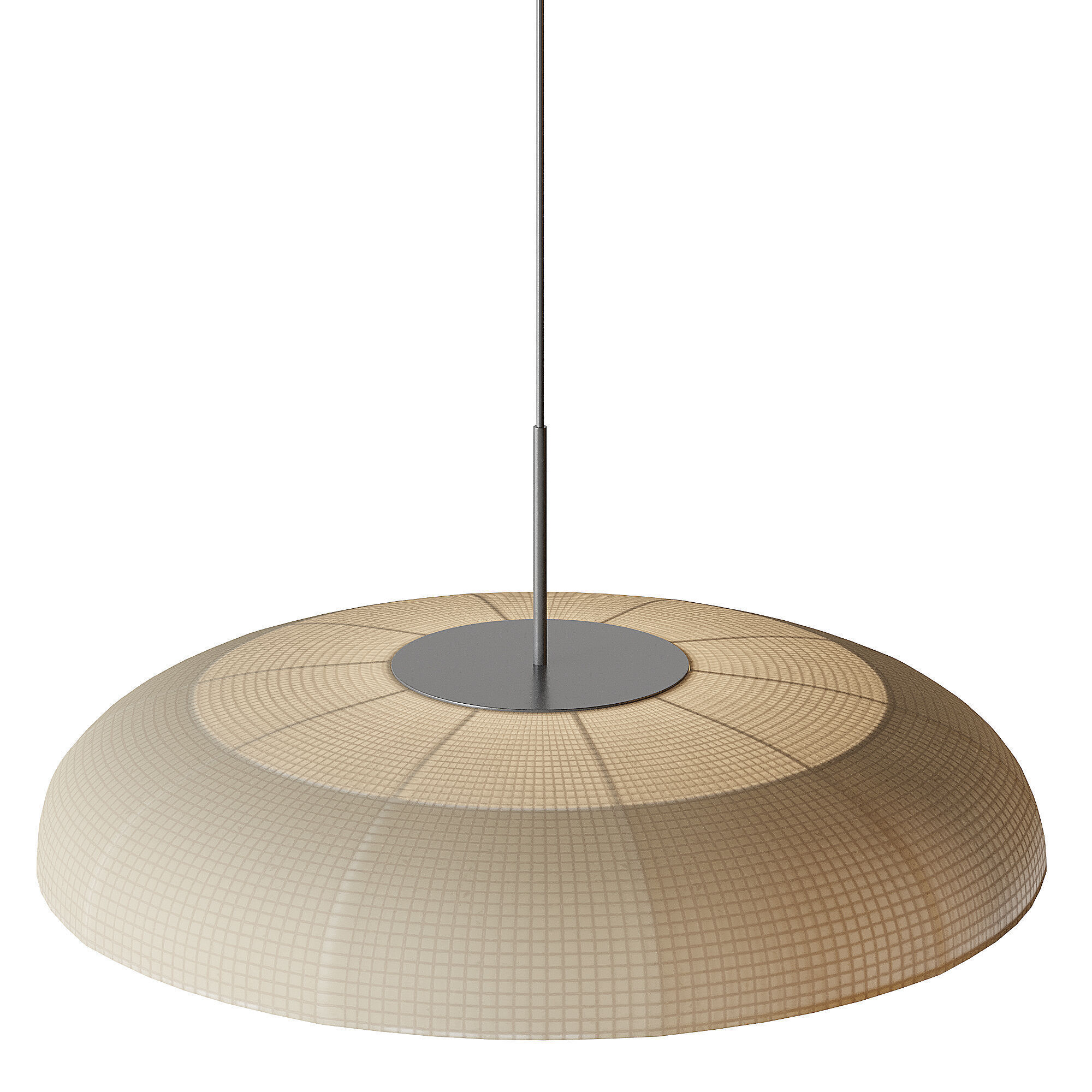 Baho Art Fabric Pendant Light Lampshade 3D model_11