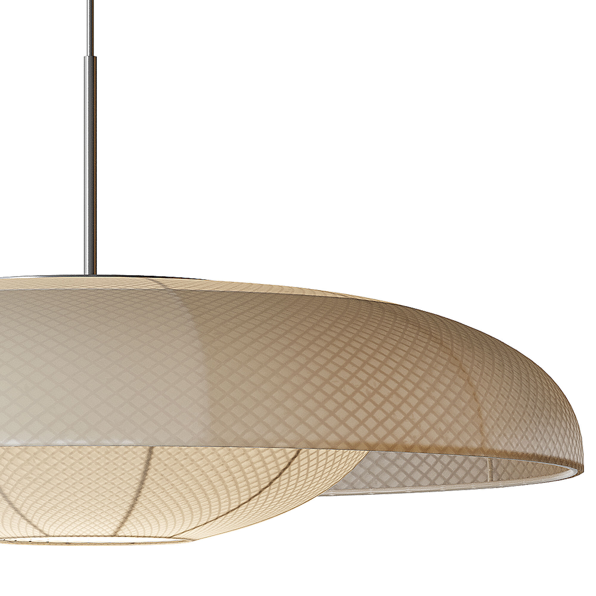 Baho Art Fabric Pendant Light Lampshade 3D model_8