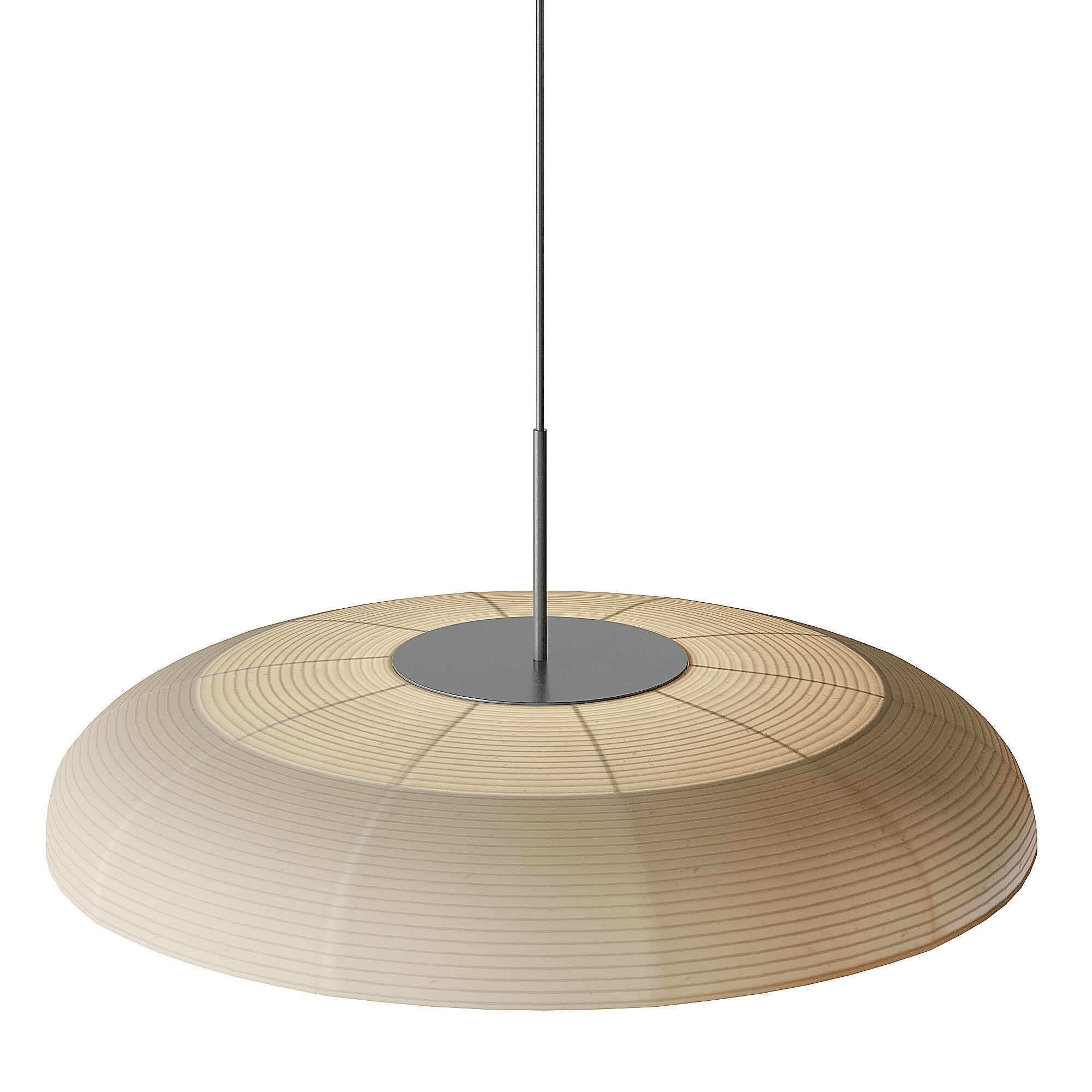 Baho Art Fabric Pendant Light Lampshade 3D model_9