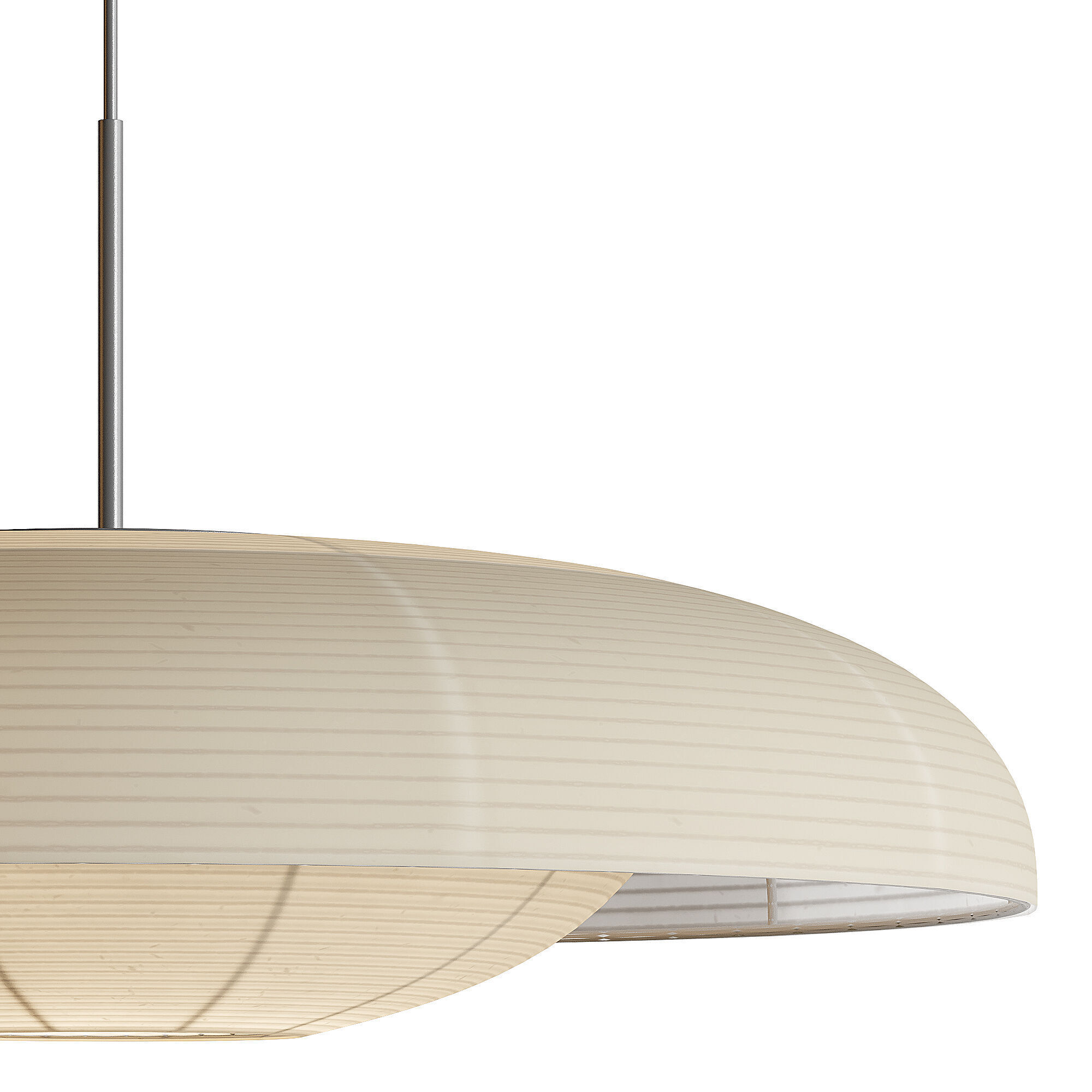 Baho Art Fabric Pendant Light Lampshade 3D model_10