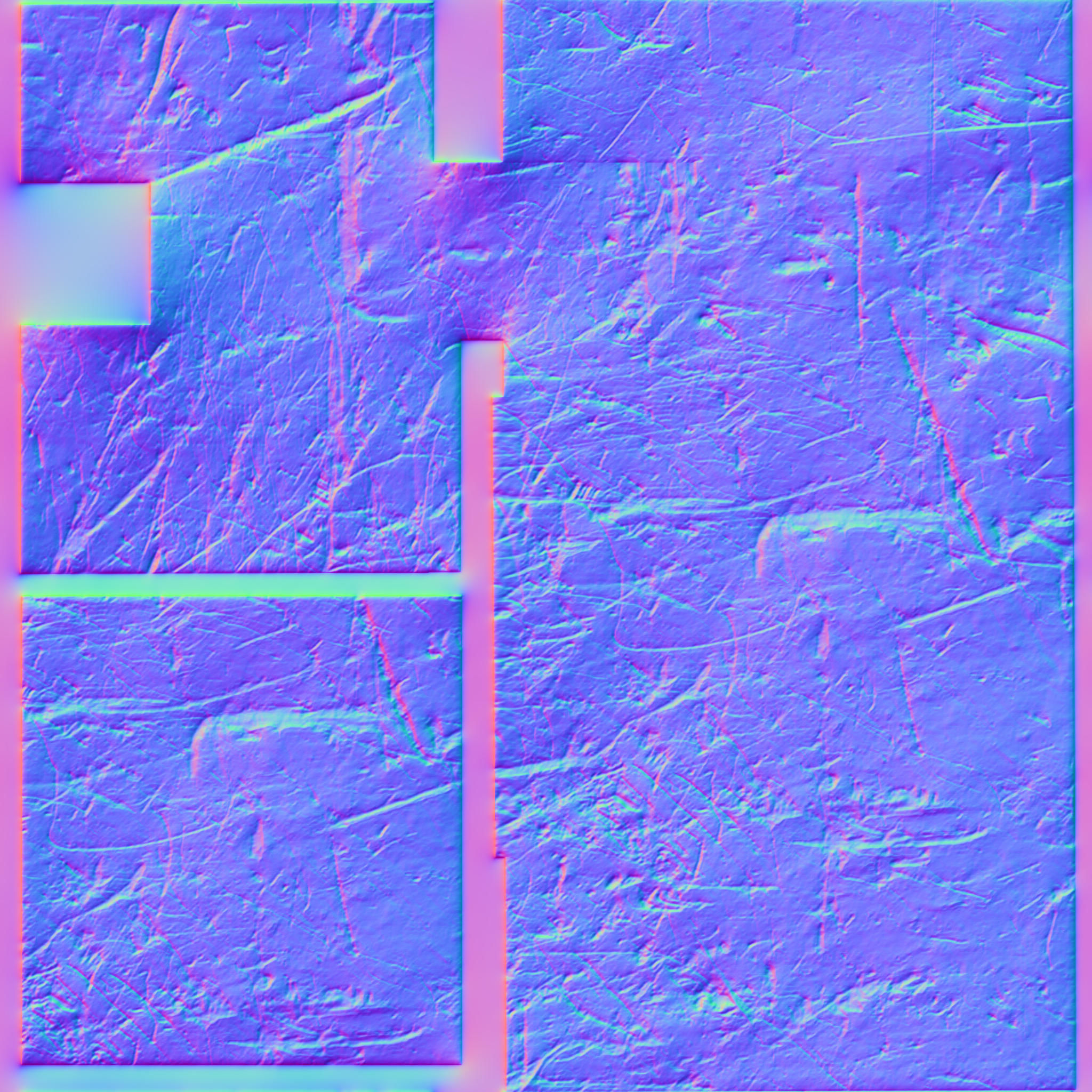 Concrete Road Block  Free low-poly 3D model_4