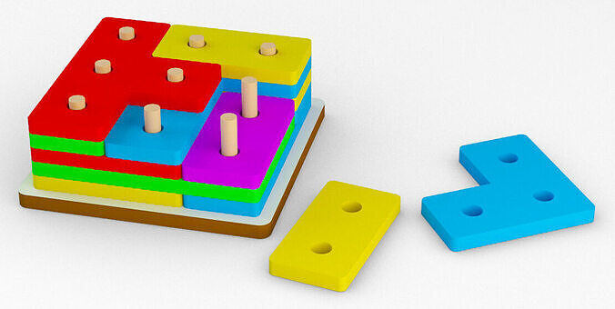 Tetris para ensartar 3D print model