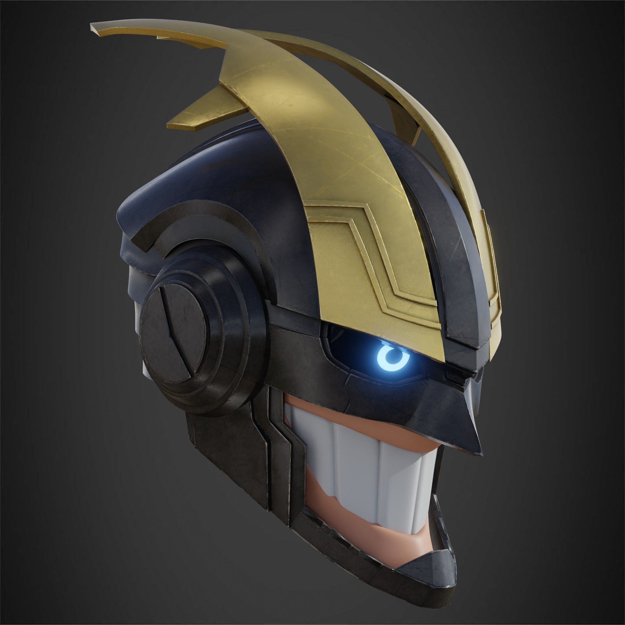 My Hero Academia Armored All Might Full Armor for Cosplay 3D print model_23