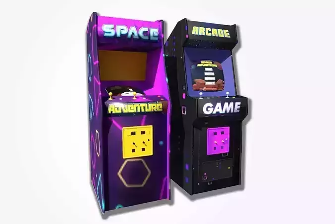 Retro Arcade Game Machine 