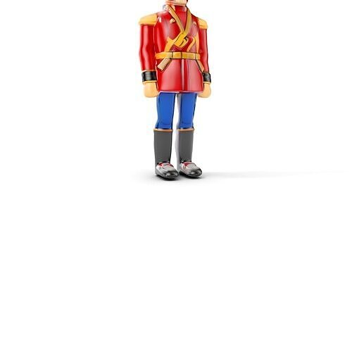 Toy Guard Soldier D Model Pack Low-poly 3D model