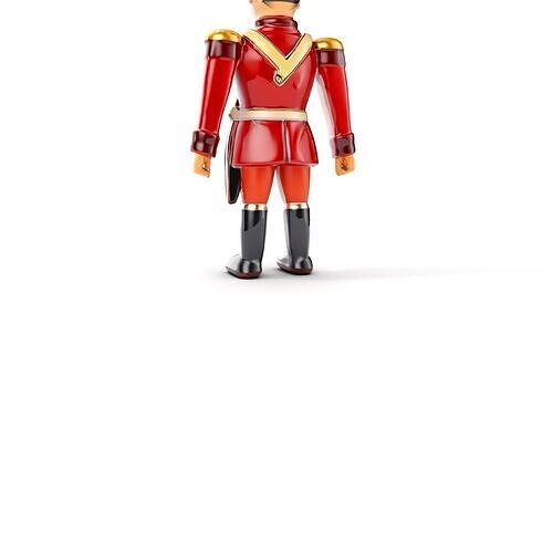Toy Soldier Model Pack with Articulated Design Low-poly 3D model